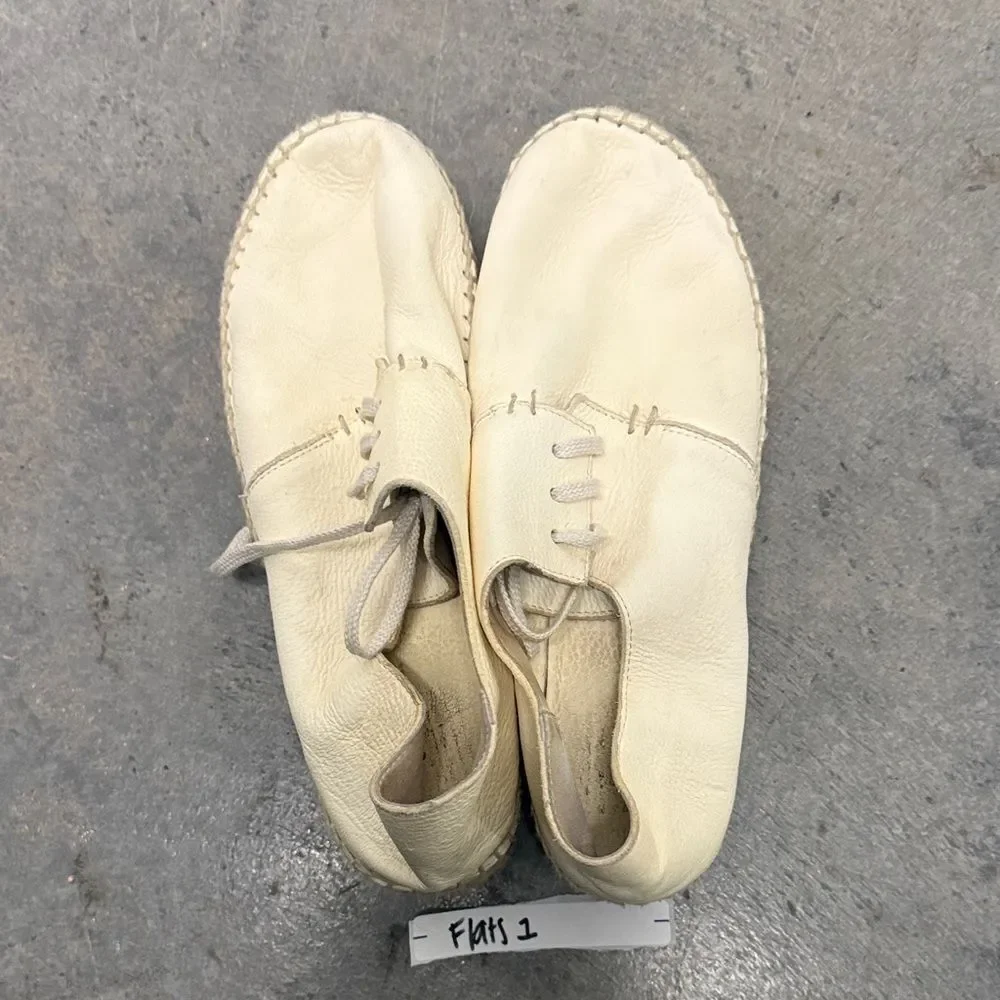 Vince Cream Espadrille Shoes